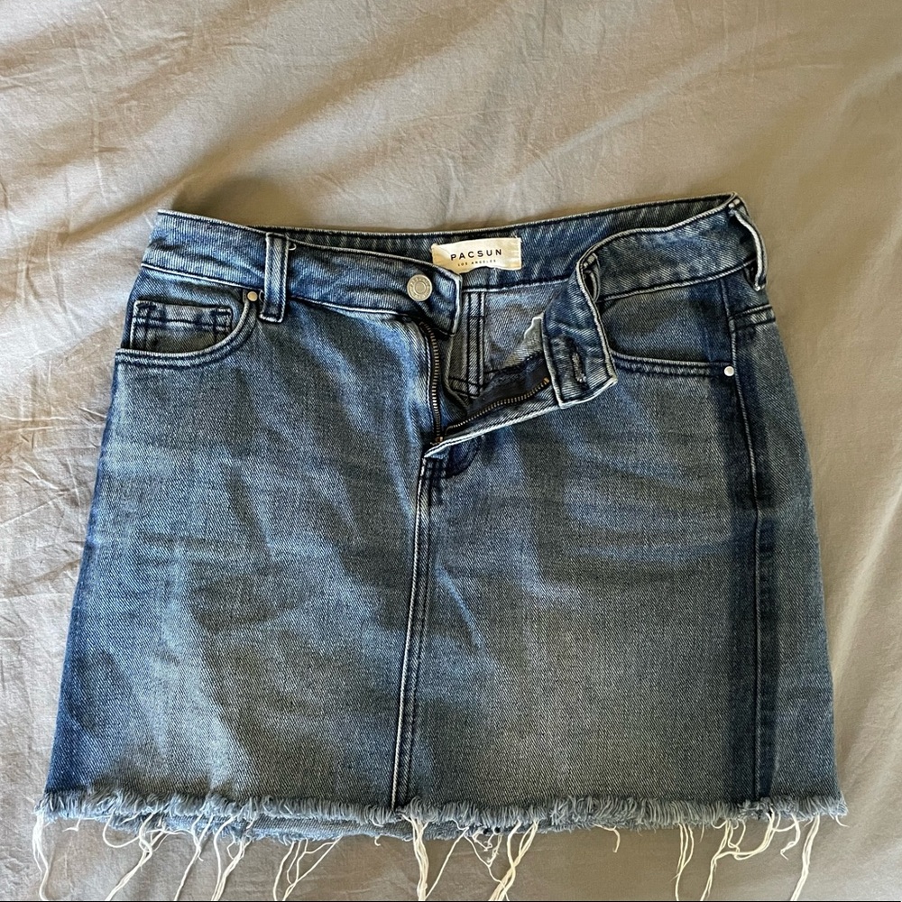 Pacsun denim mini skirt